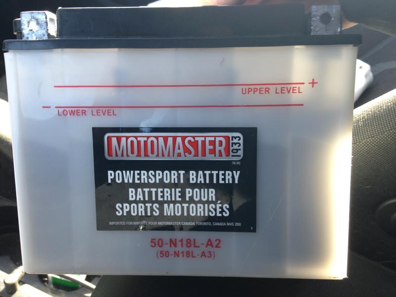 Motormaster battery