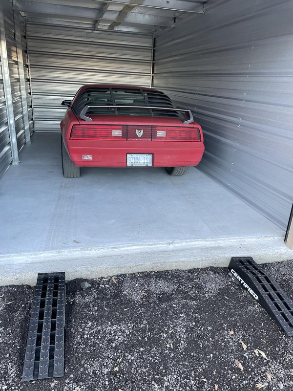 Firebird in raised-slab storage