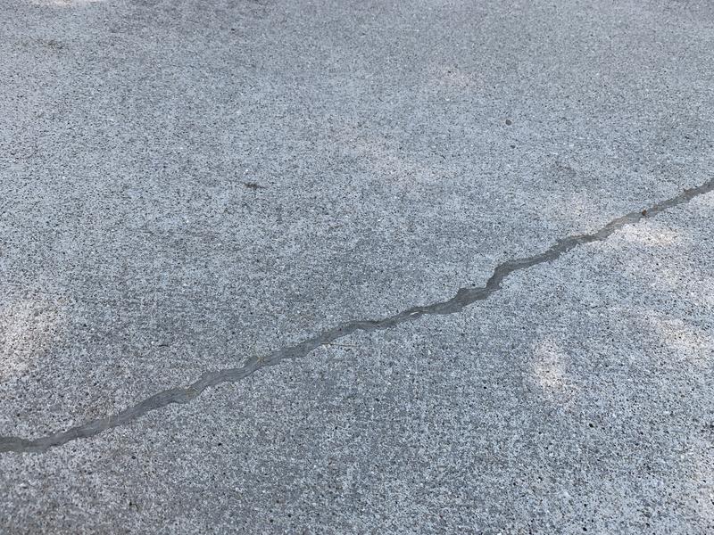Concrete crack seal.