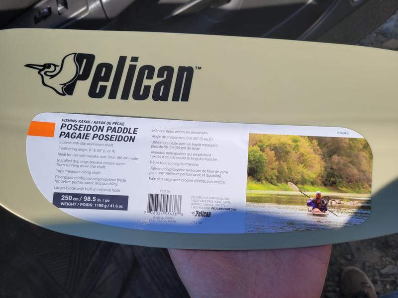 PELICAN  Poseidon Angler Fishing Kayak Paddle 250 cm (98.5