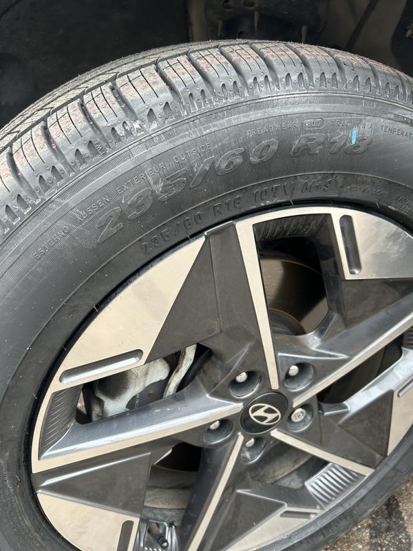 New tires installed