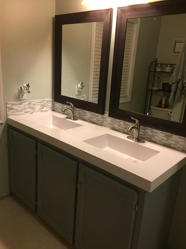 New taps are nice, and water flow it perfect.