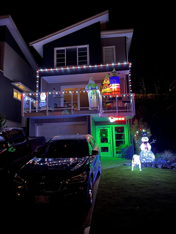 First Christmas in new home. New MORE lights and decor !