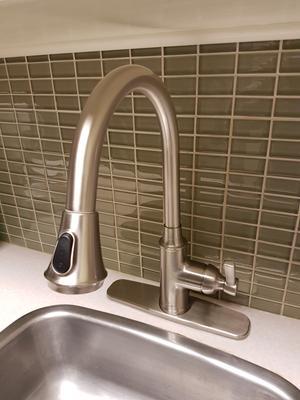 Sealed with Clear GE Kitchen Silicone Caulking