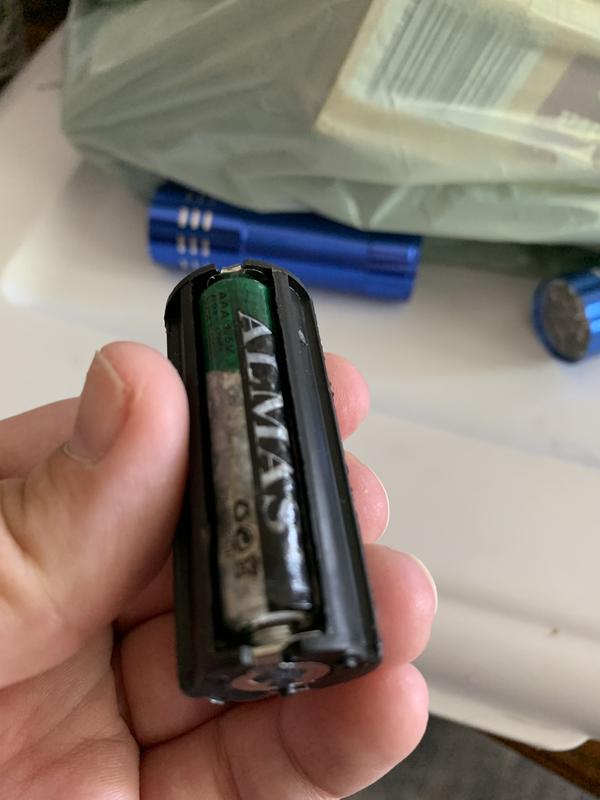 Batteries exploded after a couple of days.