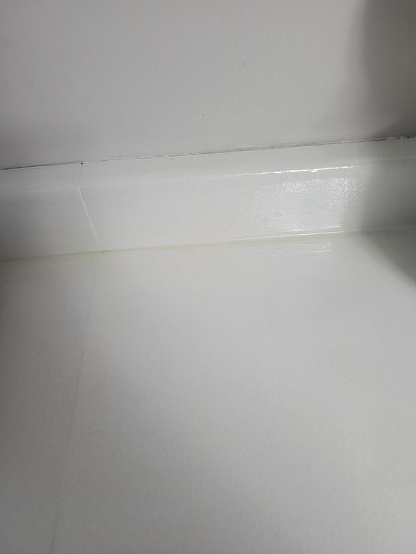 Horrible yellow marks.