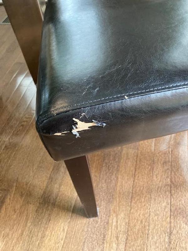 Bonding failure on seat