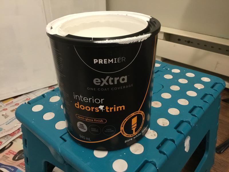 One coat over primed doors