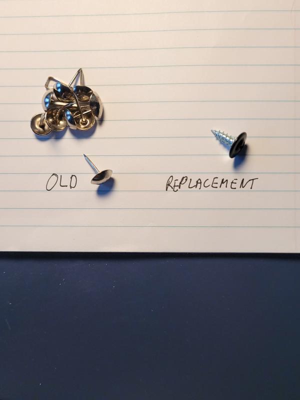 fastener for drawer handle