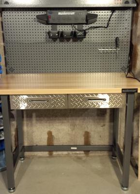 Pictured here fully assembled with the addition of 6 outlet power station model# 052-7274-2 (Sold Separately).