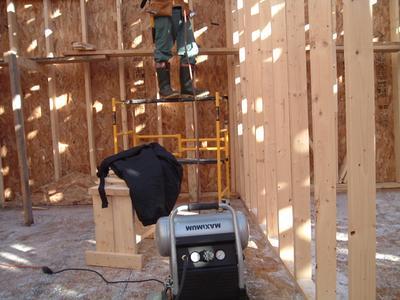 Framing Nailer Used On A Home Build