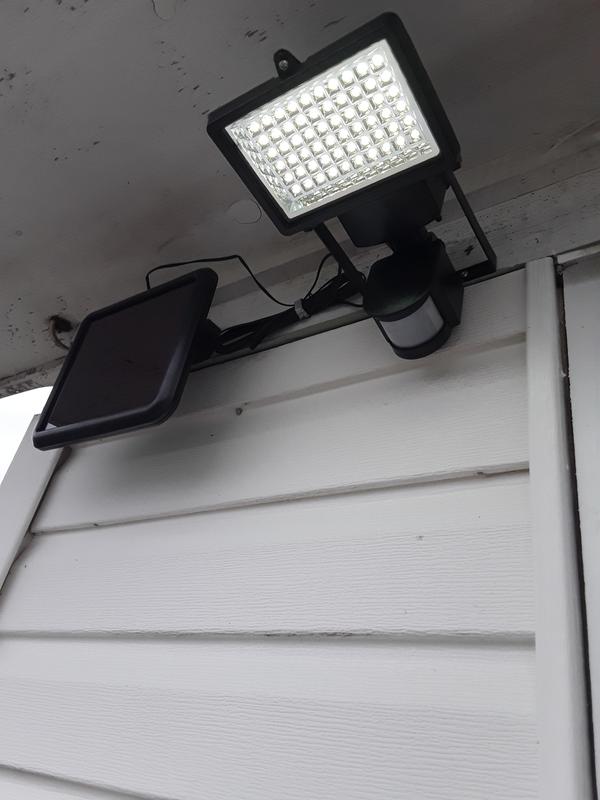 It lights up my doorstep really good.