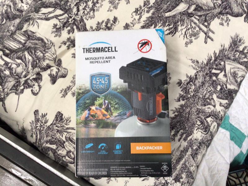 *woods Propane tank and camping Thermacell unit
