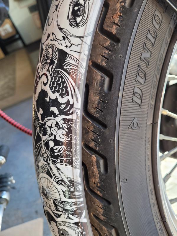 Back of front fender