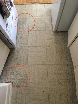 Testing: compare test spots highlighted in red