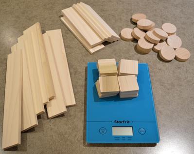Starfrit Scale with Wood Shapes