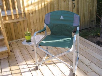 Woods™ Oversized Hard Arm Camping Chair with Cup Holder