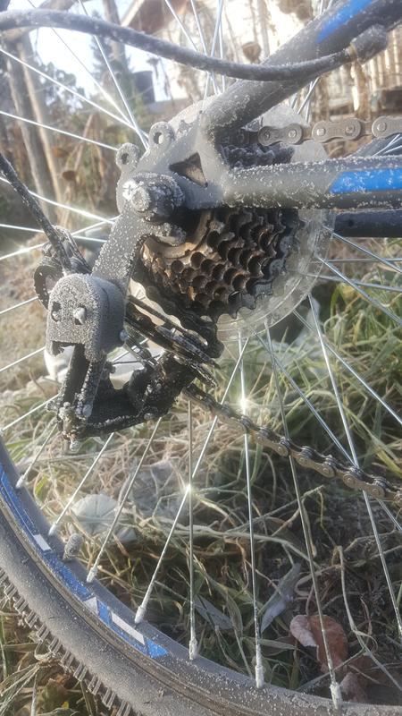 Broken rear deraileur...2 weeks after purchase...used for riding around the farmyard, and piled up on it's first trip to town, being riden on a gravel road. Not exactly "extreme" use.