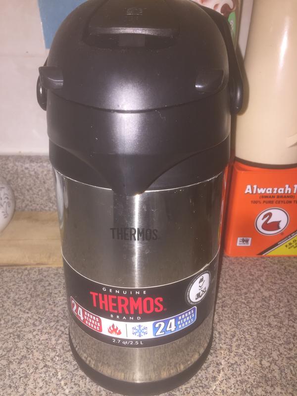 Thermos Stainless Steel Vacuum Insulated Pump Pot 2.5 L