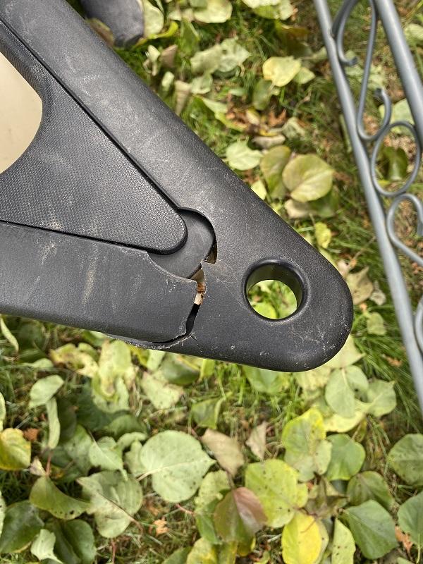 cracked on both ends