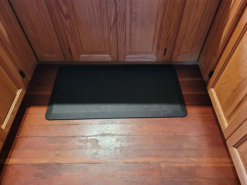 For Living Anti-Fatigue Indoor Brown Foam Kitchen Mat, 20-in x 38