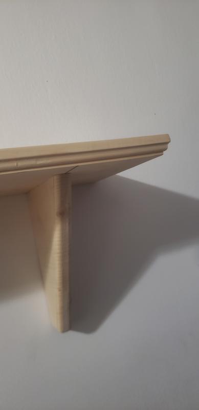 Example shelf I made from a peice of pine.