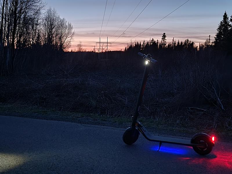 The headlight actually works pretty well