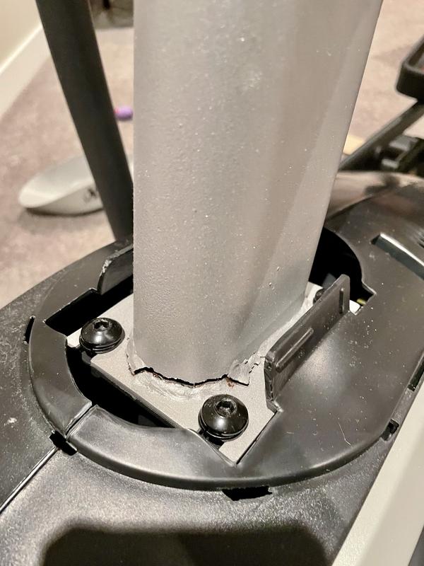 Multiple cracks in the machine. Their construction process is deeply flawed.