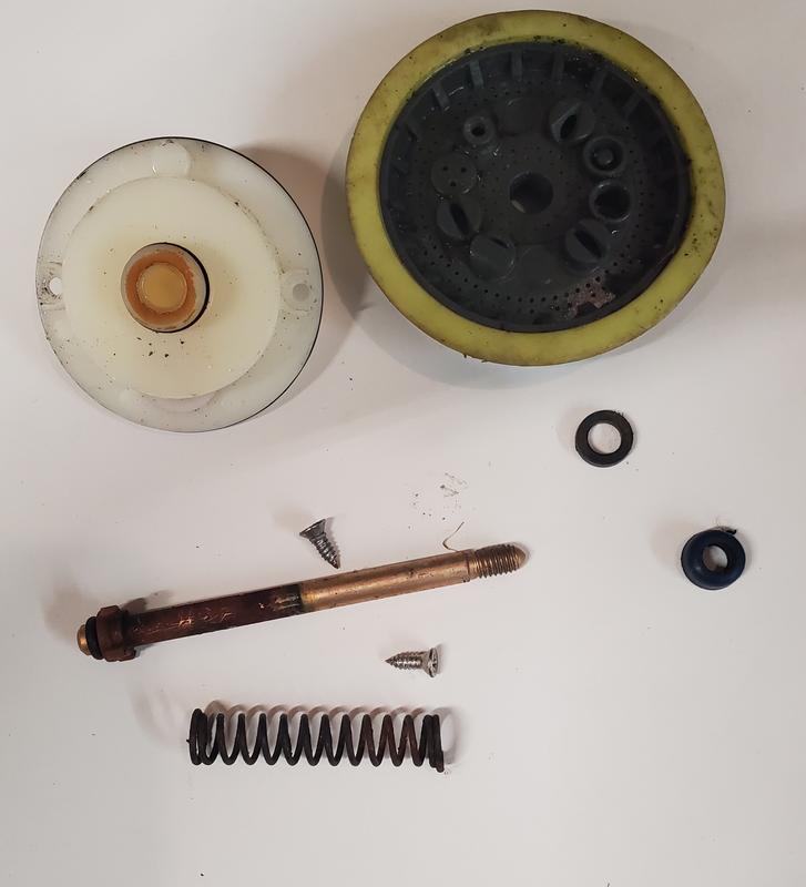 Sprayer internal parts