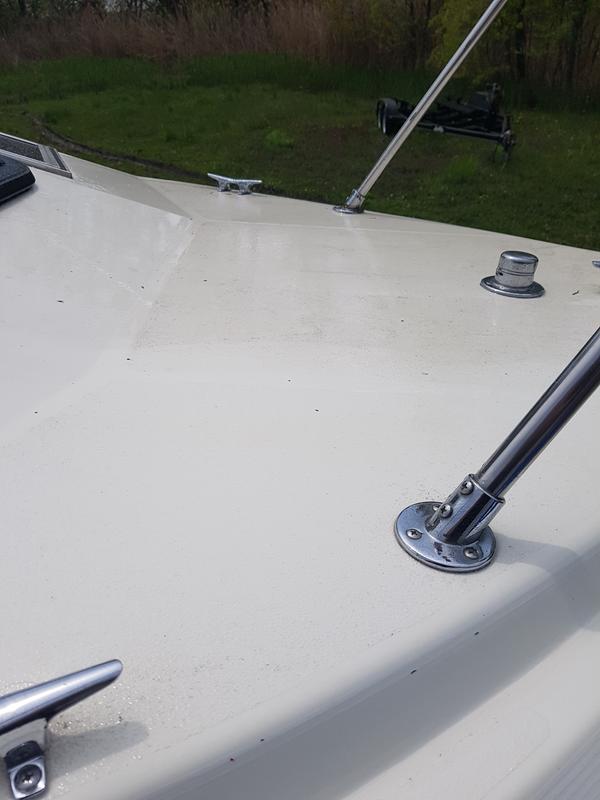 Cut my boat with 49 then wax with 50 so can see your reflection when im done