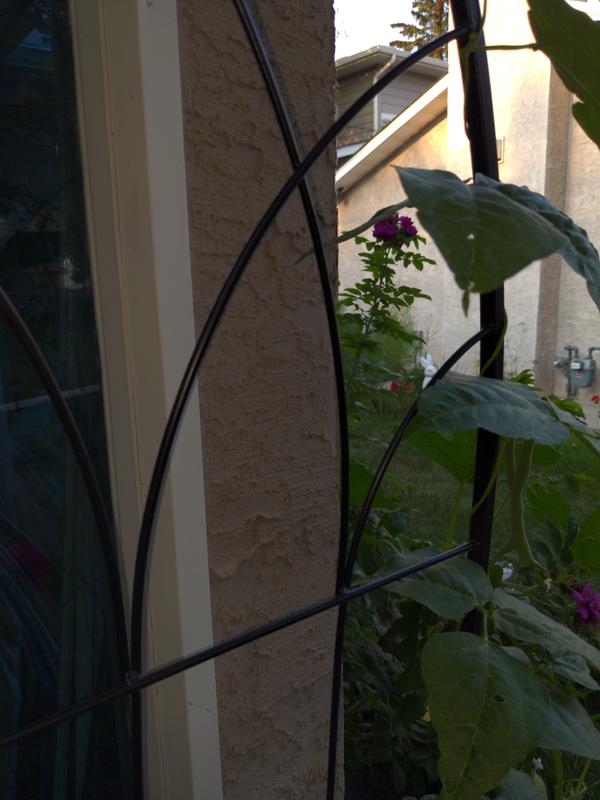 Note how the curved bars meet at the horizontal cross bar.  This is how it used to be made and is how it is advertised.