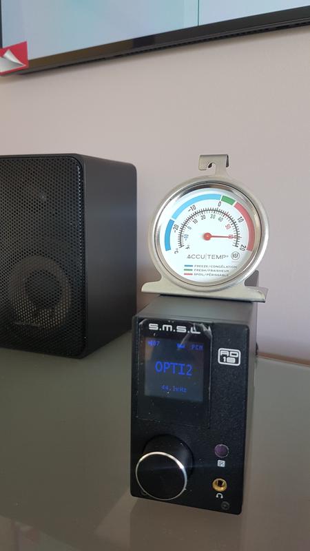 Audio Amplifier Temp Monitor