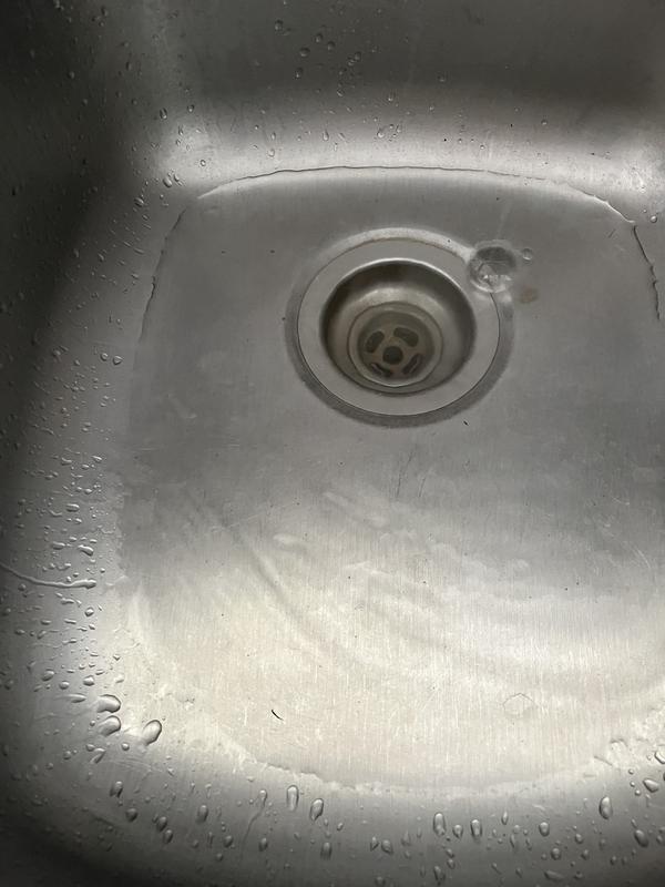 Water in sink