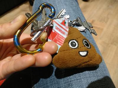 Carabiner - Golden & Blue