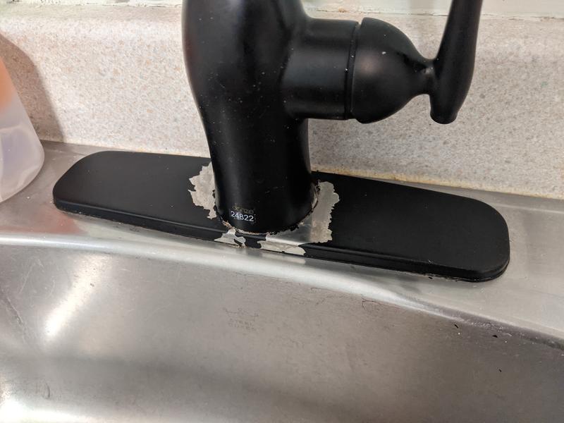 Peeling finish on my tap