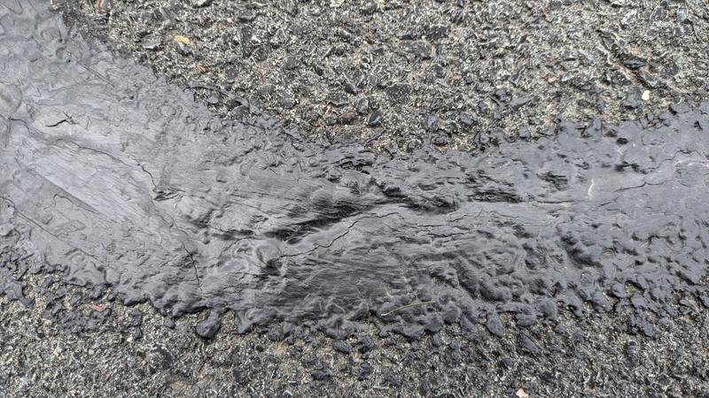 There was some shrinking and cracking but you can add more. Even after the first batch hardens, it blends right in with it.