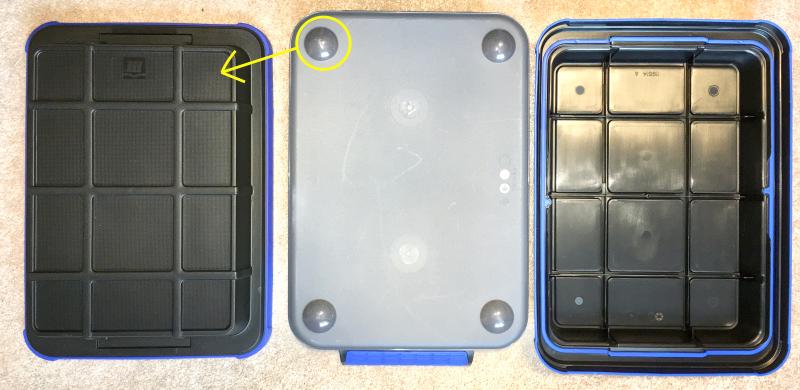 How to nest round balls in square holes & Hard Blue Useless "Gasket"