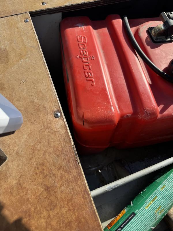 Pressure blew out corner