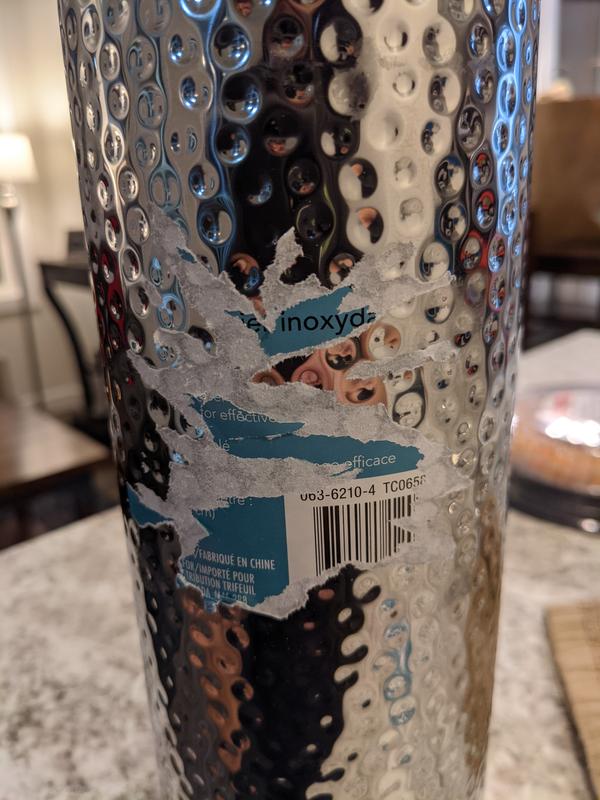 Sticker won't come off