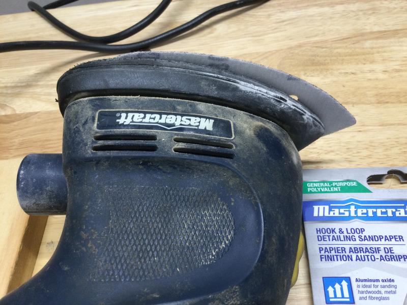 Sandpaper misalignment