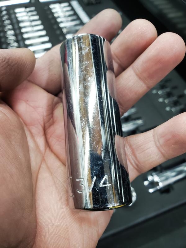 Blemishes and was not polished