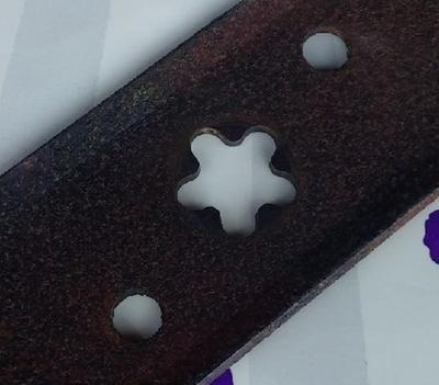 Original Lawnmower Blade with 5 star Mount