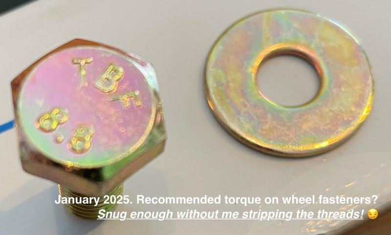 don't over-tighten the bolts