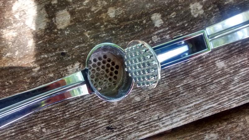 Garlic Press after 6 months of use, cup became oval shaped