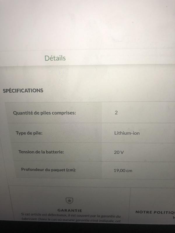 Informations erronées