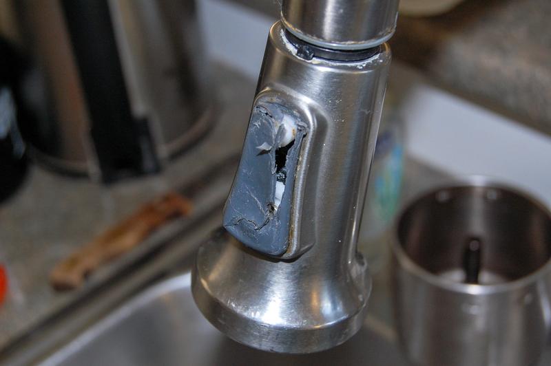 Torn Sprayer Switch Cover