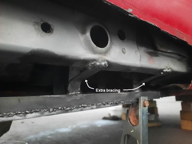 Welded bracing