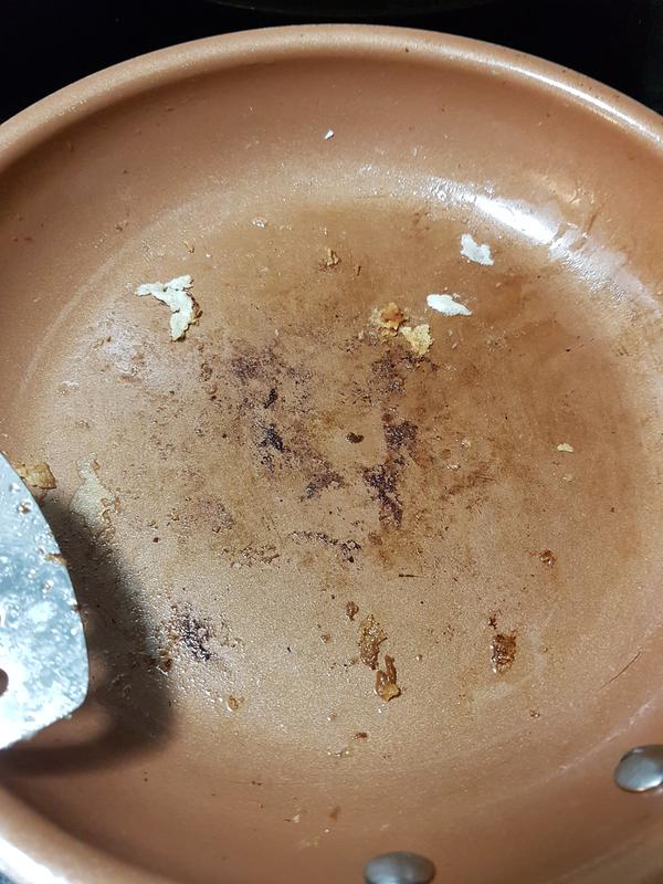 Not exactly my idea of a non-stick pan