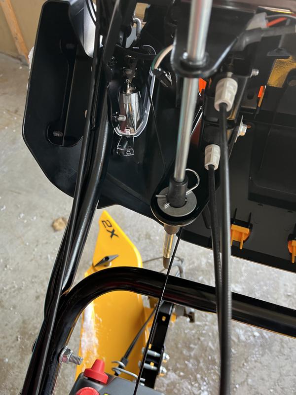 Mis-routed auger cable