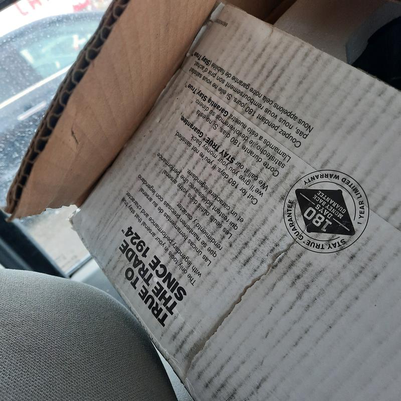 As stated on box. 180 day money back guarantee